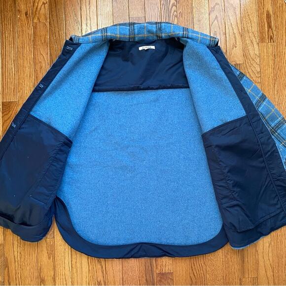 ALI GOLDEN $330 Blue Plaid Jacket - Picture 12 of 16